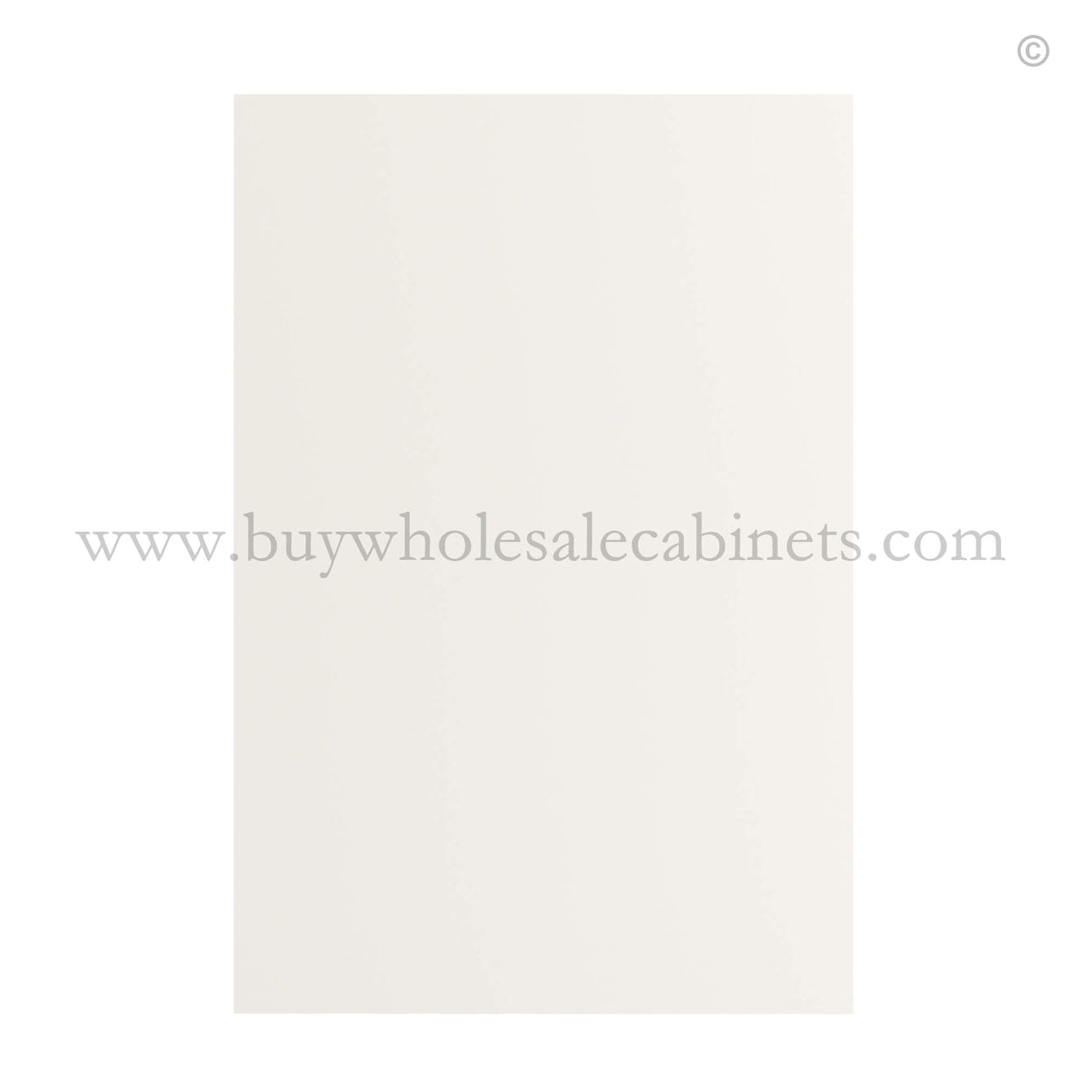 Charleston White Raised Panel Base Skin Veneer Panel