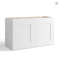White Shaker 18″ H Double Door Wall Cabinet