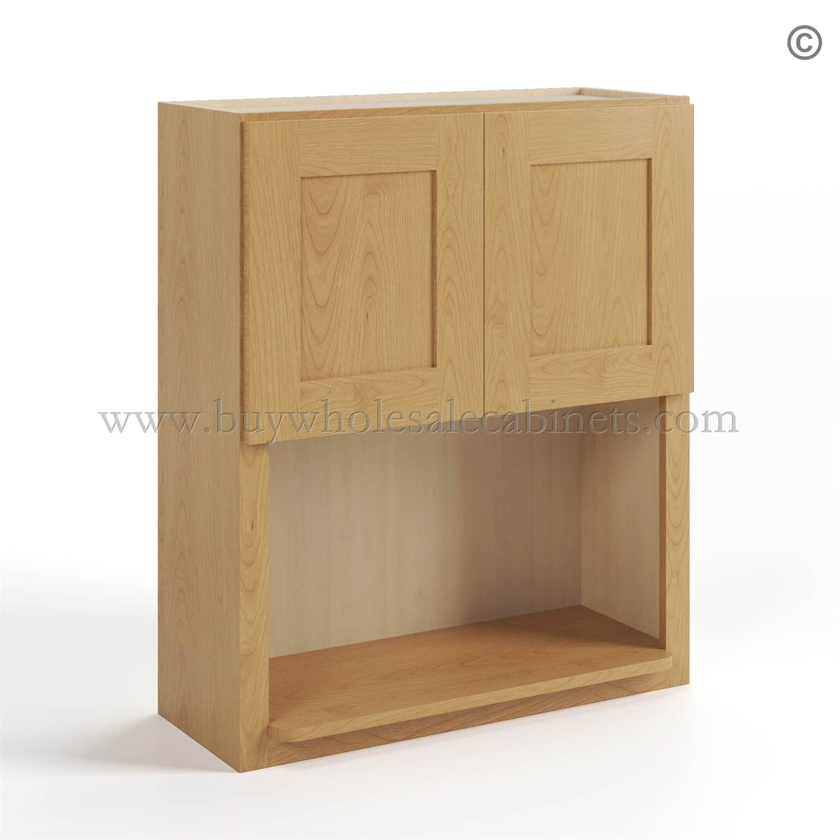 Treasure Chest Shaker Microwave Wall Cabinet