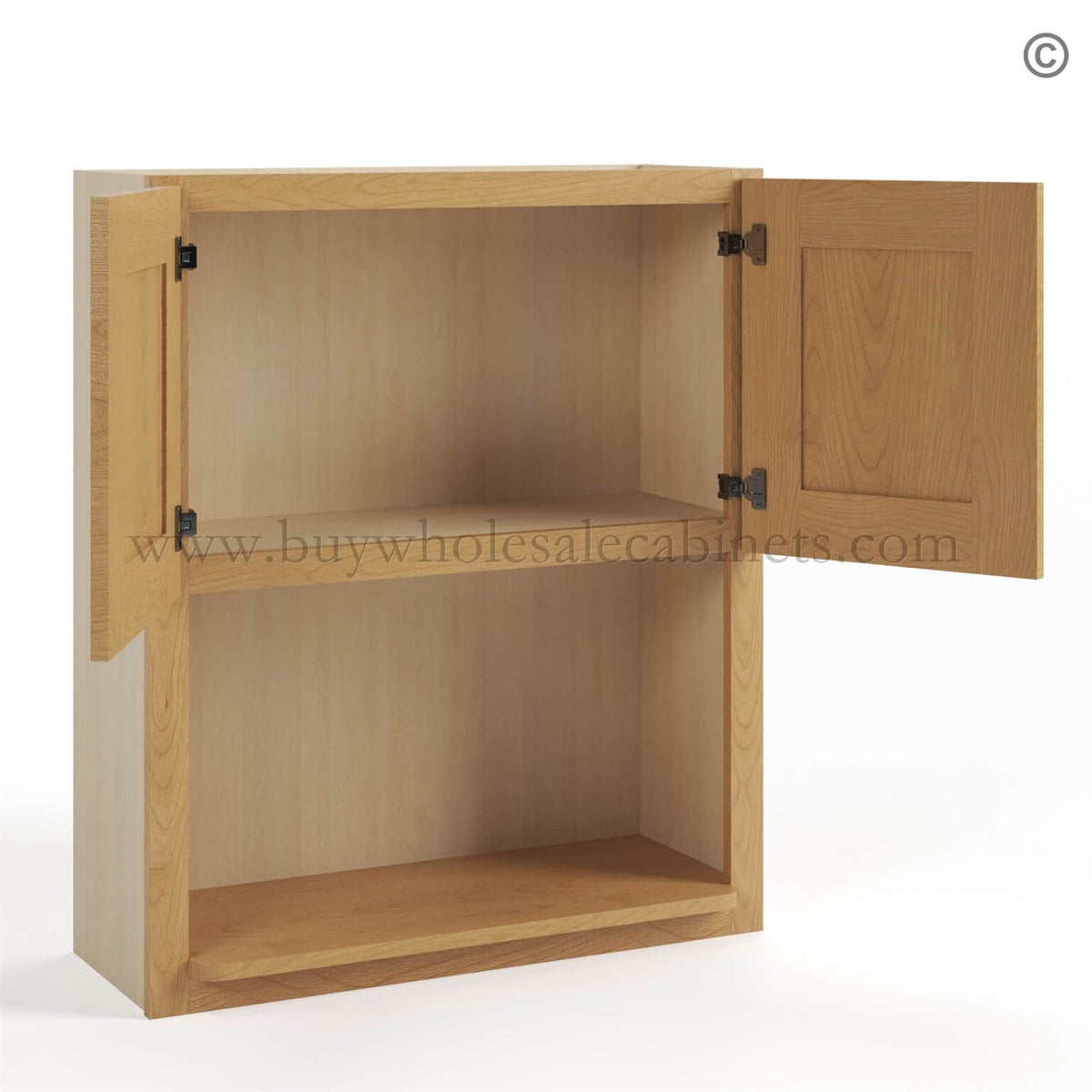 Treasure Chest Shaker Microwave Wall Cabinet