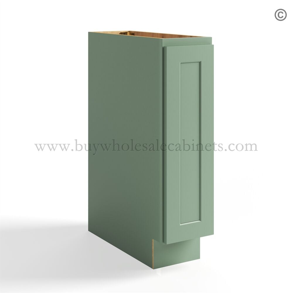 Jade Green Shaker Base Spice Rack Cabinet