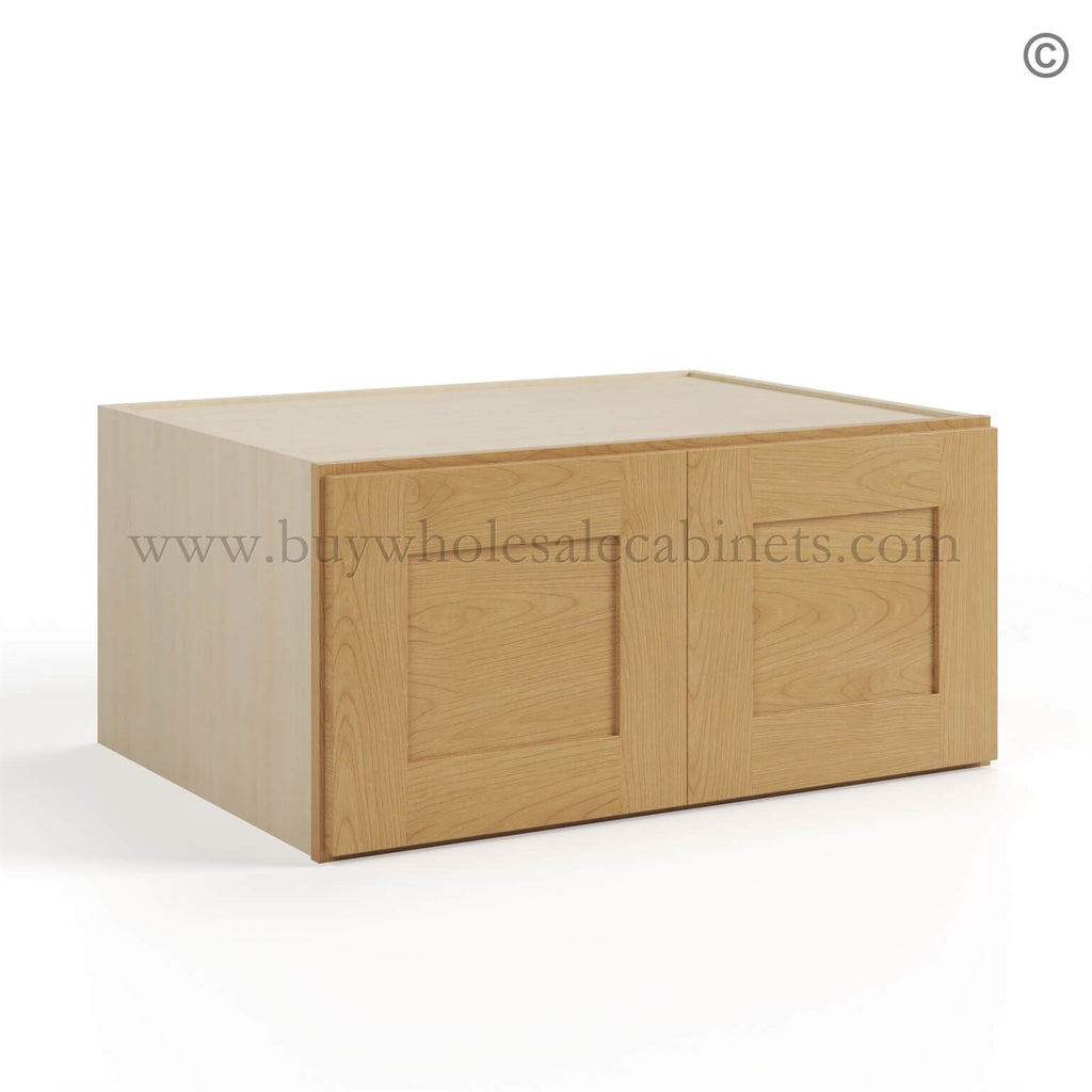 Treasure Chest Shaker 30″ W Refrigerator Wall Cabinet 24″ Deep