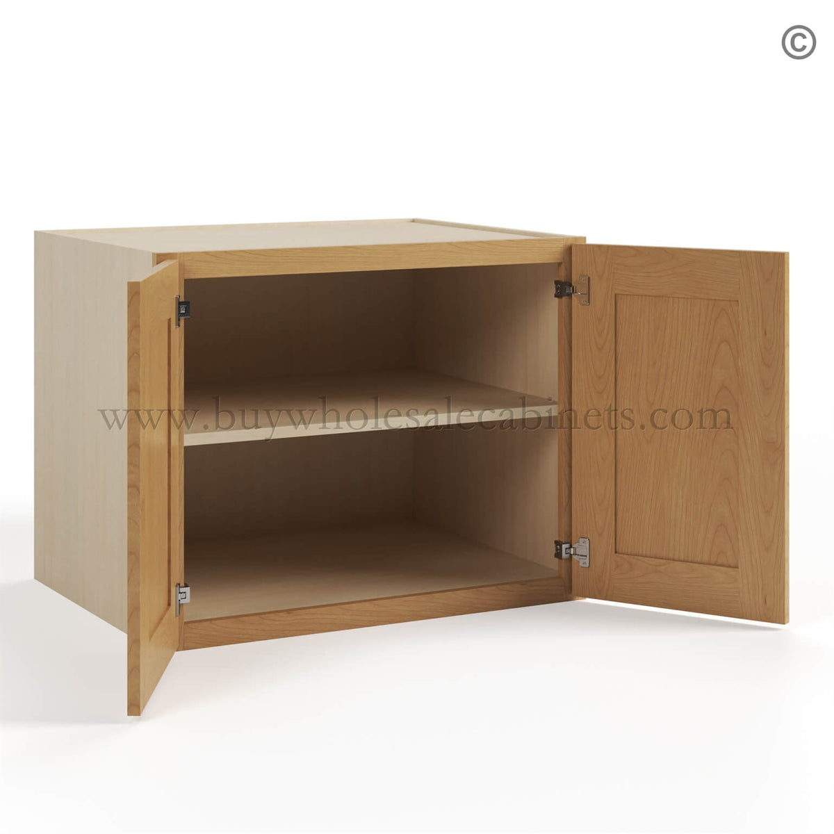 Treasure Chest Shaker 24″ H Refrigerator Wall Cabinet 24″ Deep