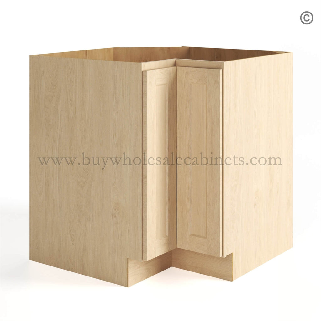 Unfinished Shaker Lazy Susan Base Cabinet