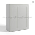 Dorian Gray Shaker Double Door Wall Cabinets 30″H, 12″D