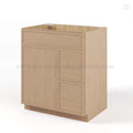 Slim Oak Shaker Vanity Combo with Drawers