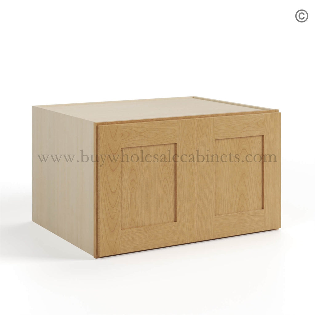 Treasure Chest Shaker 33″ W Refrigerator Wall Cabinet 24″ Deep
