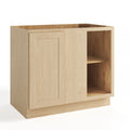 Unfinished Shaker Base Blind Corner Cabinet