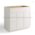 Dove White Slim Shaker Vanity Drawer Cabinet