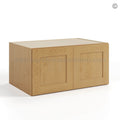 Treasure Chest Shaker 36″ W Refrigerator Wall Cabinet 24″ Deep
