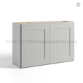 Dorian Gray Shaker Double Door Wall Cabinet – 24″D