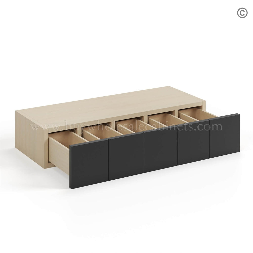 Black Shaker Wall Spice Drawer