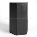 Charcoal Black Shaker Wall Diagonal Corner 24″W, 12″D