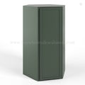 Slim Shaker Green Wall Diagonal Corner 24″W, 12″D