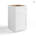 White Shaker Two Drawer Document File Base Cabinet
