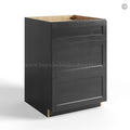 Charcoal Black Shaker Base cabinet with 3 Drawers