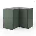 Slim Shaker Green Wall Easy Reach Cabinet