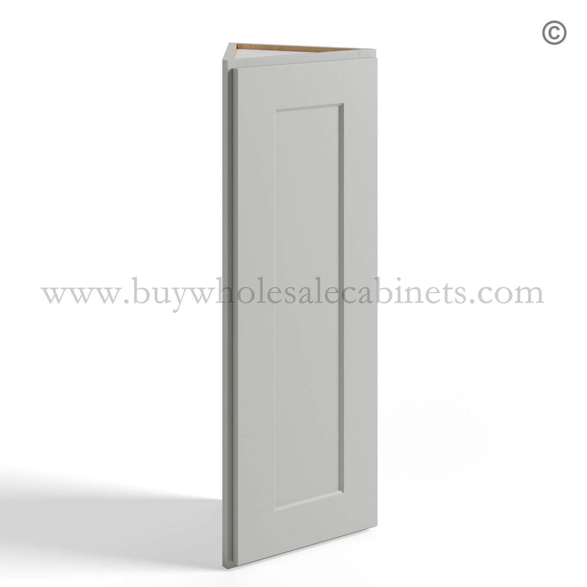 Dorian Gray Shaker Wall End Cabinet