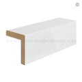 Frameless Gloss White Outside Corner Molding