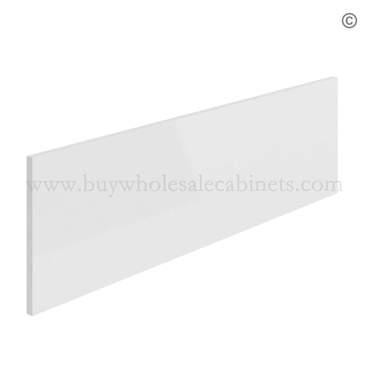 Frameless Gloss White Toe Kick