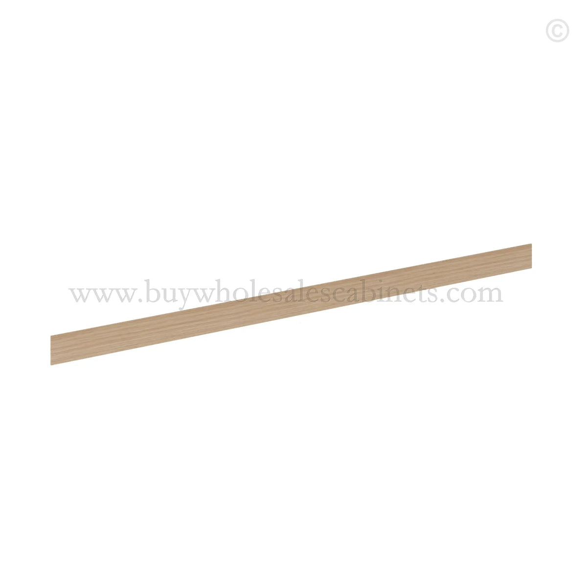 Slim Oak Shaker Toe Kick