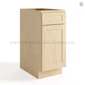 Unfinished Shaker Vanity Base Cabinet One Door/One Drawer