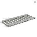 Dorian Gray Shaker Wall Glass Rack Under Cabinet