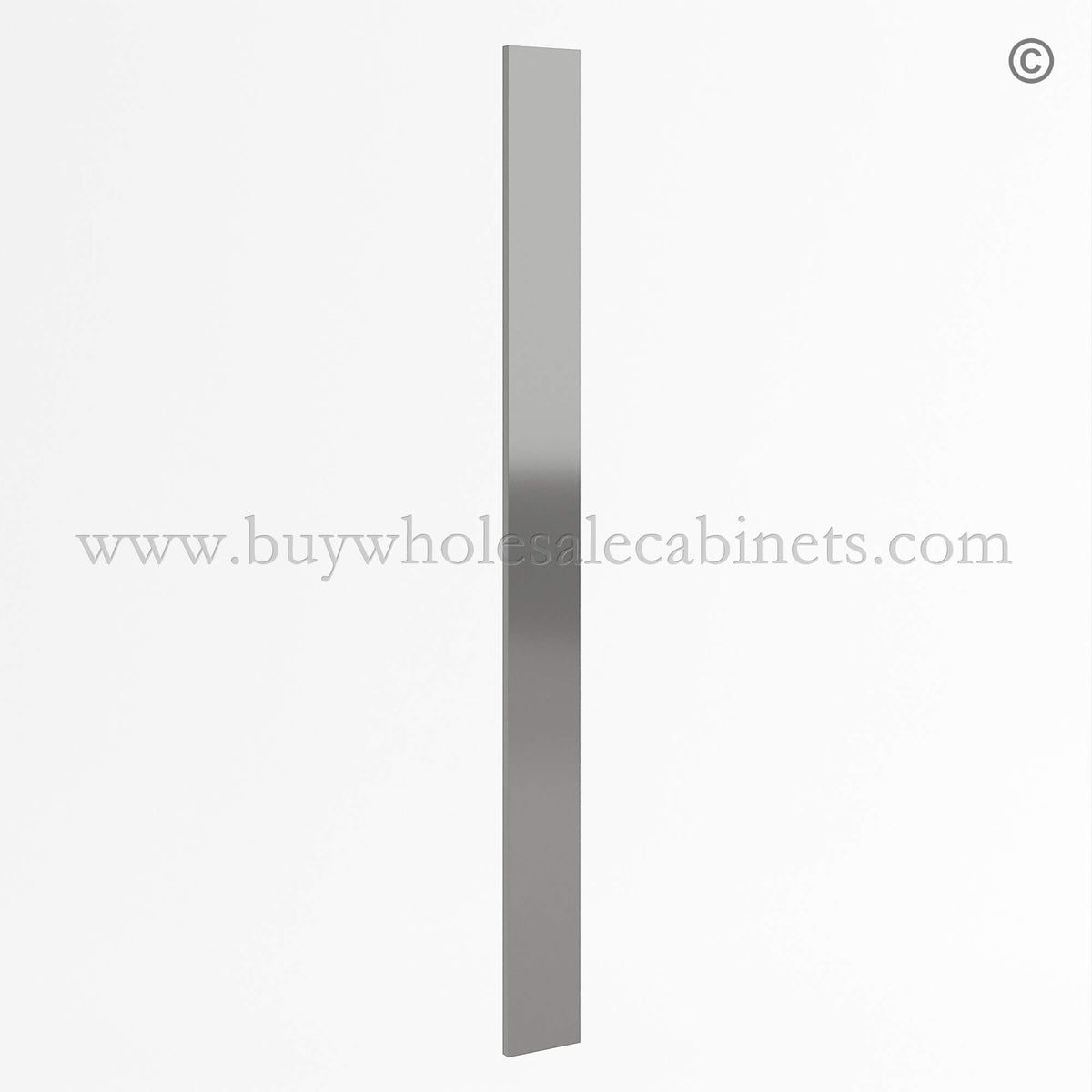 Frameless Gray High Gloss Filler