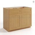 Treasure Chest Shaker Base Cabinet with Double Doors and Drawers