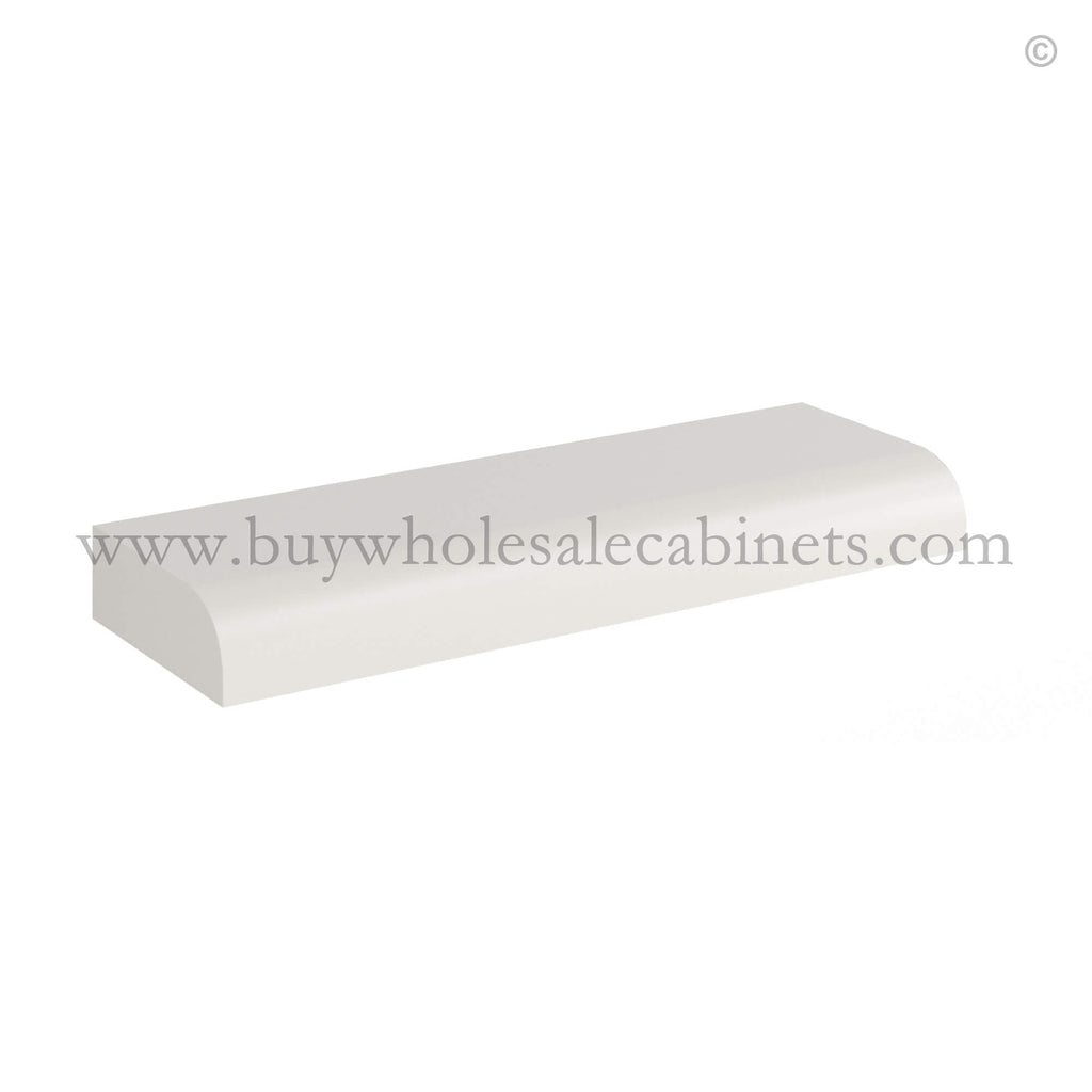 Dove White Slim Shaker Scribe Moulding