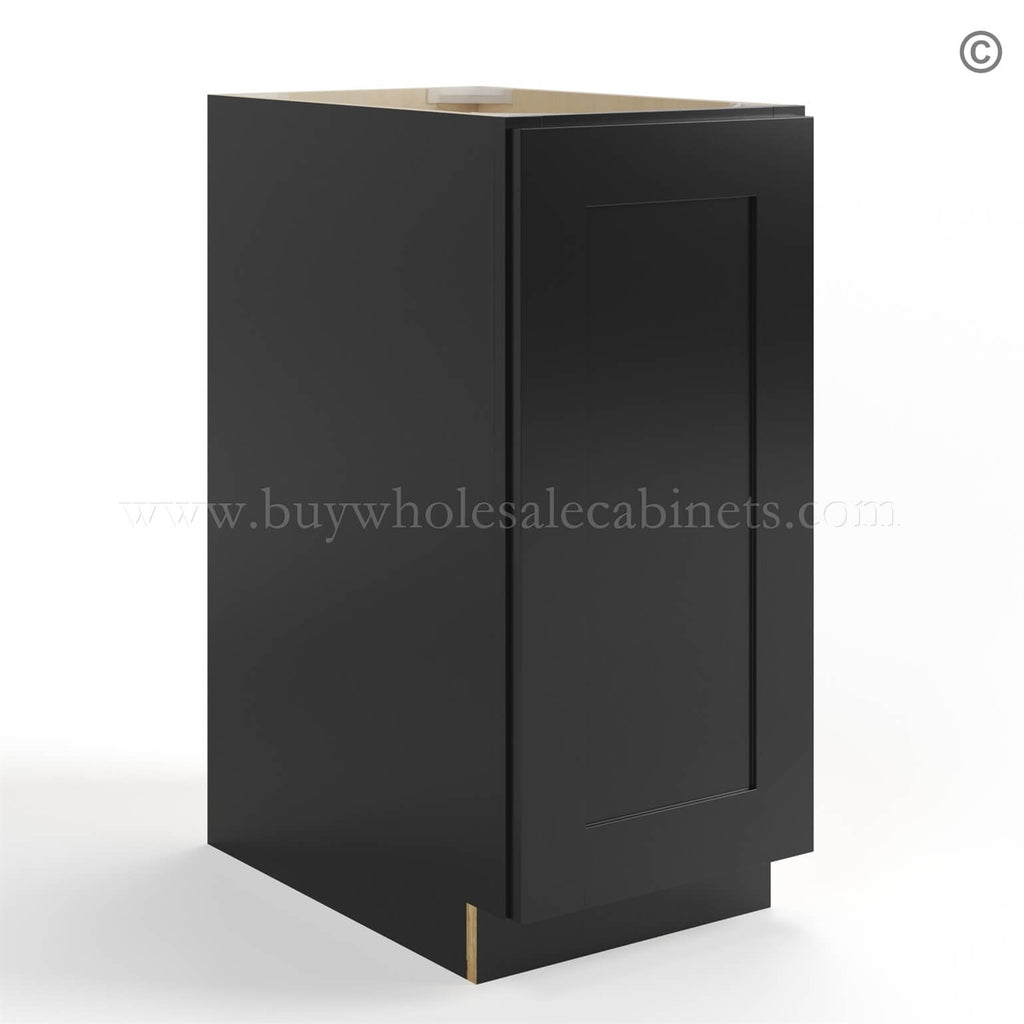 Black Shaker Base Cabinet – Full Height Door