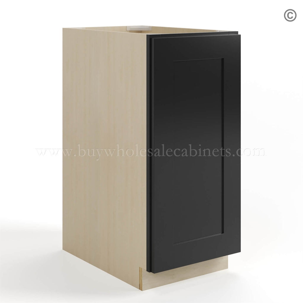 Black Shaker Base Cabinet – Full Height Door
