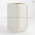 Charleston White Raised Panel Base Cabinet Single Door Full Height