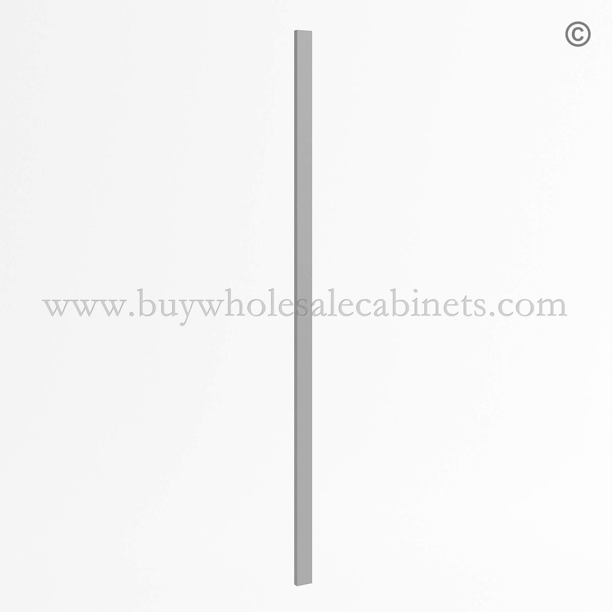 Frameless Gloss Gray Tall Filler