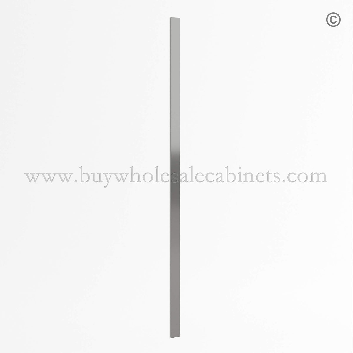Frameless Gloss Gray Tall Filler