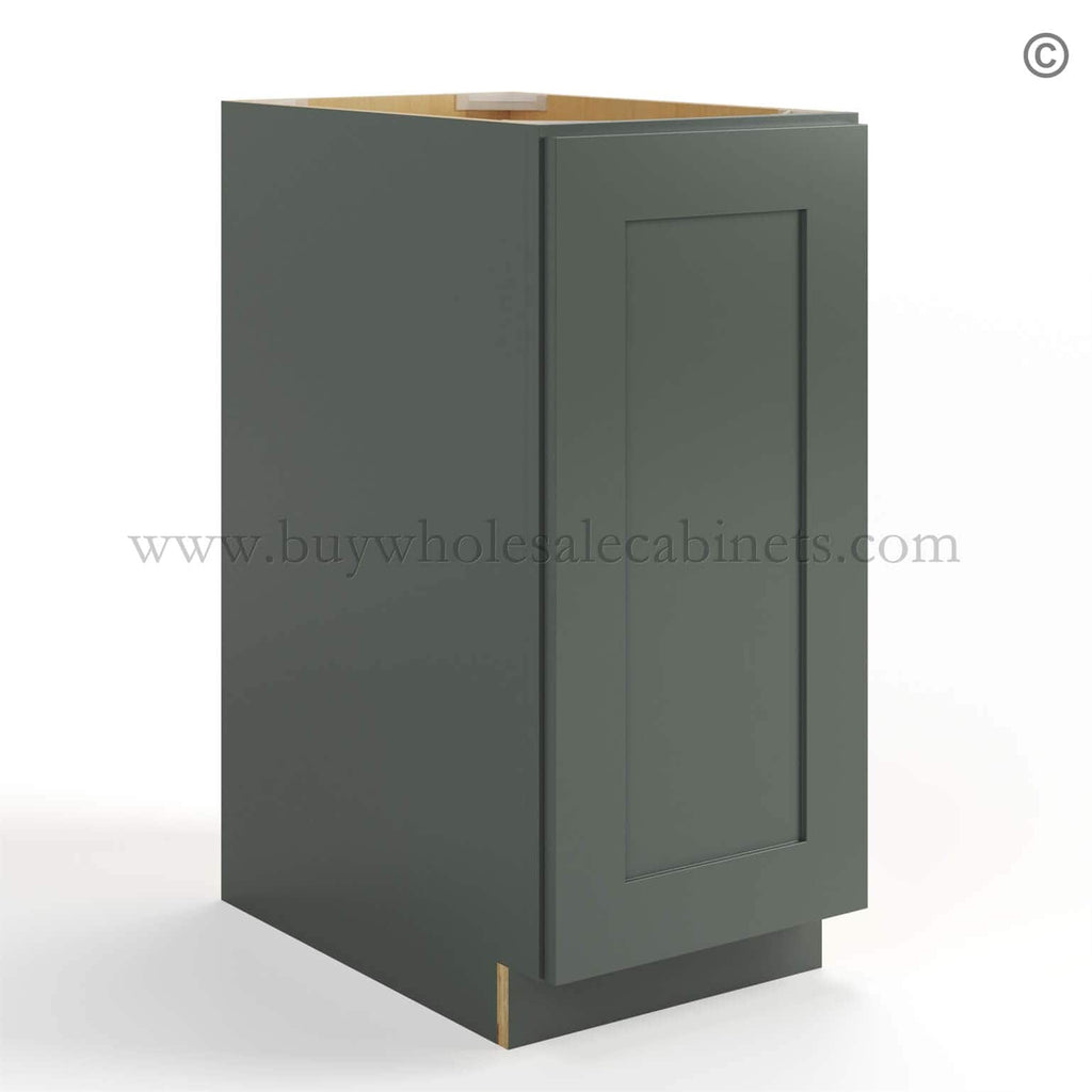 Green Shaker Base Cabinet – Full Height Door
