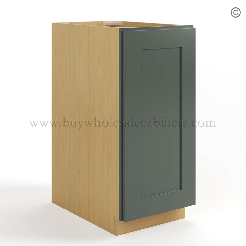 Green Shaker Base Cabinet – Full Height Door