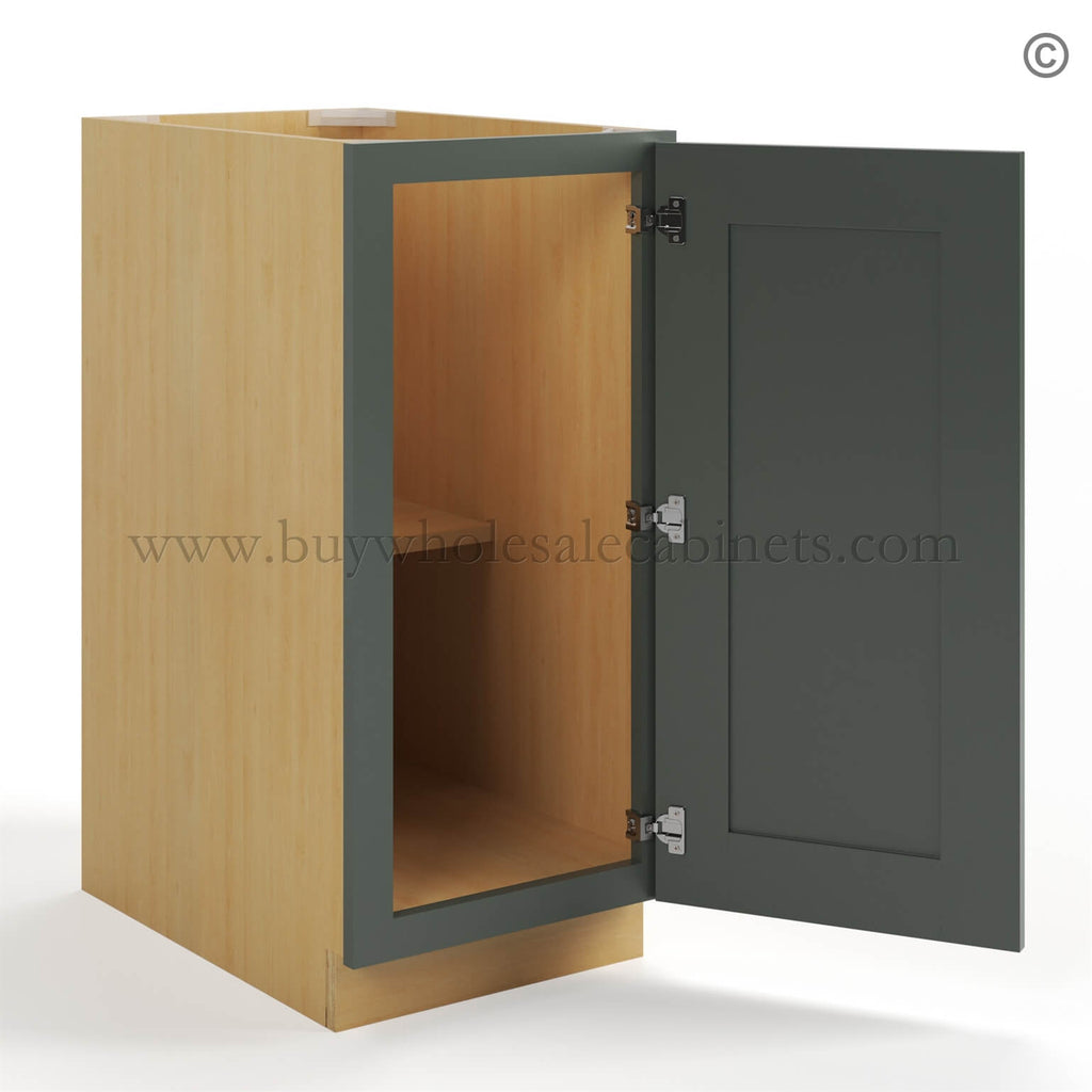 Green Shaker Base Cabinet – Full Height Door