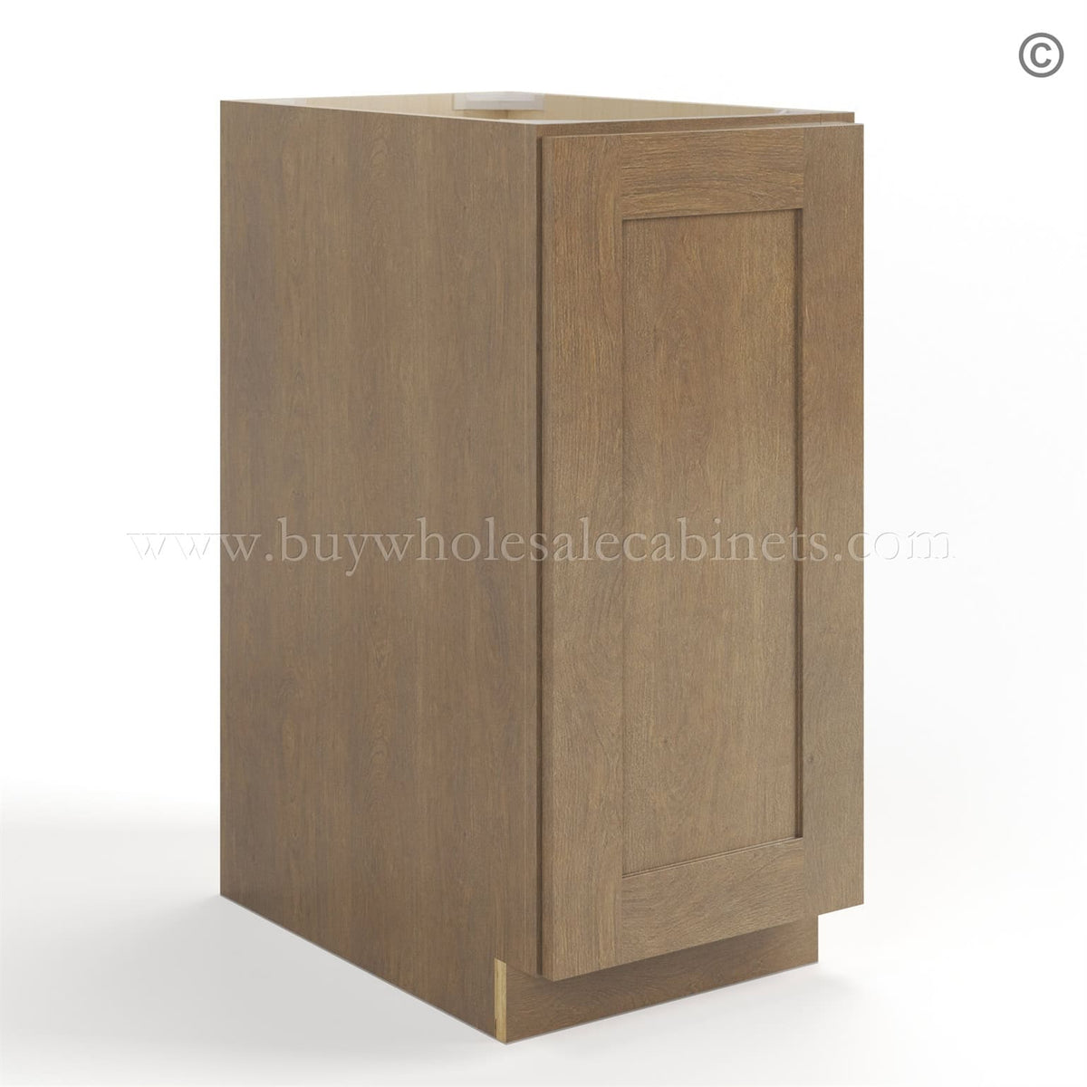 Rustic Wood Shaker Base Cabinet – Full Height Door