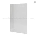 Frameless Gloss White Dishwasher Return Panel 3″W Filler