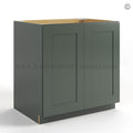 Green Shaker Base Cabinet – Full Height 2 Doors