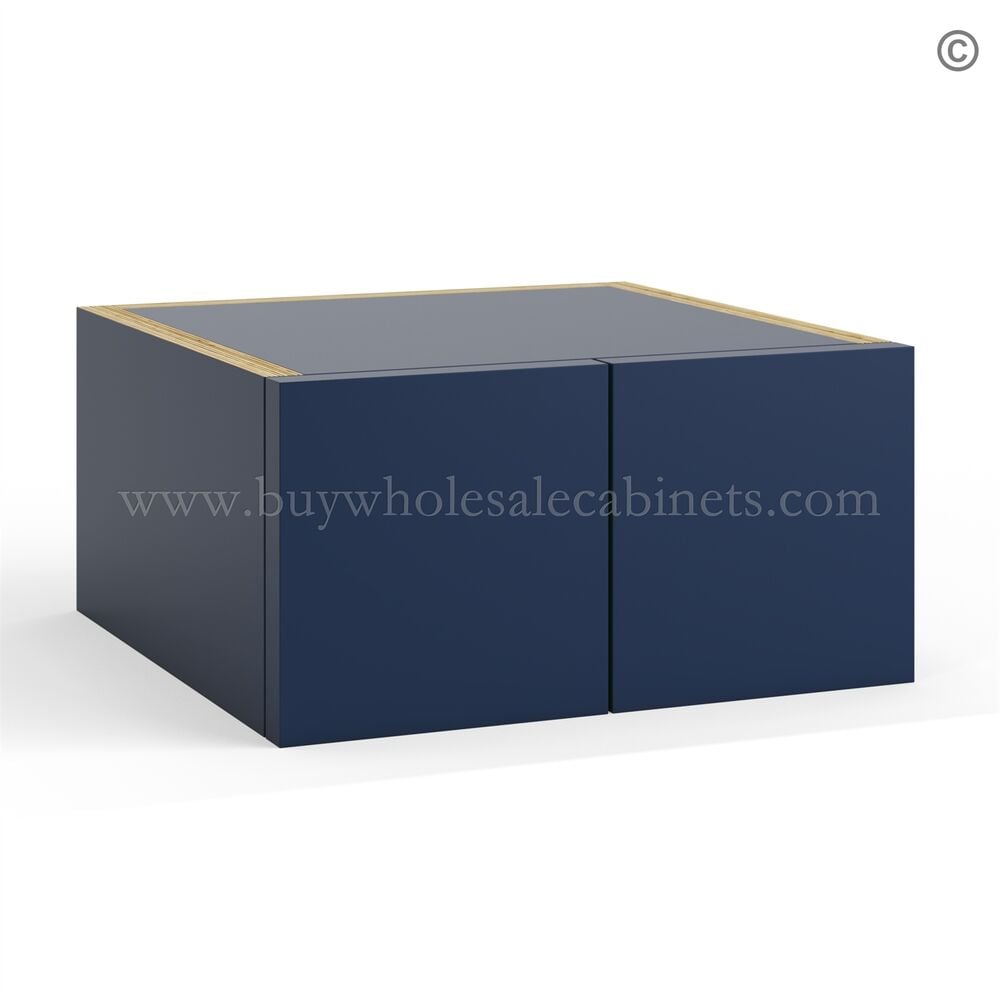 Frameless Oxford Blue Wall Small Drawers – 2 Drawers