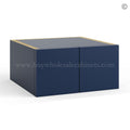 Frameless Oxford Blue Wall Small Drawers – 2 Drawers