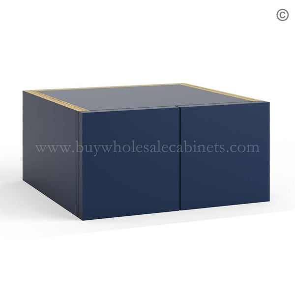 Frameless Oxford Blue Wall Small Drawers – 2 Drawers