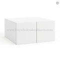 Frameless Modern White Shaker Wall Small Drawers – 2 Drawers