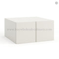Frameless Pearl White Wall Small Drawers – 2 Drawers