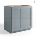 Gray Shaker Base Cabinet – Full Height 2 Doors