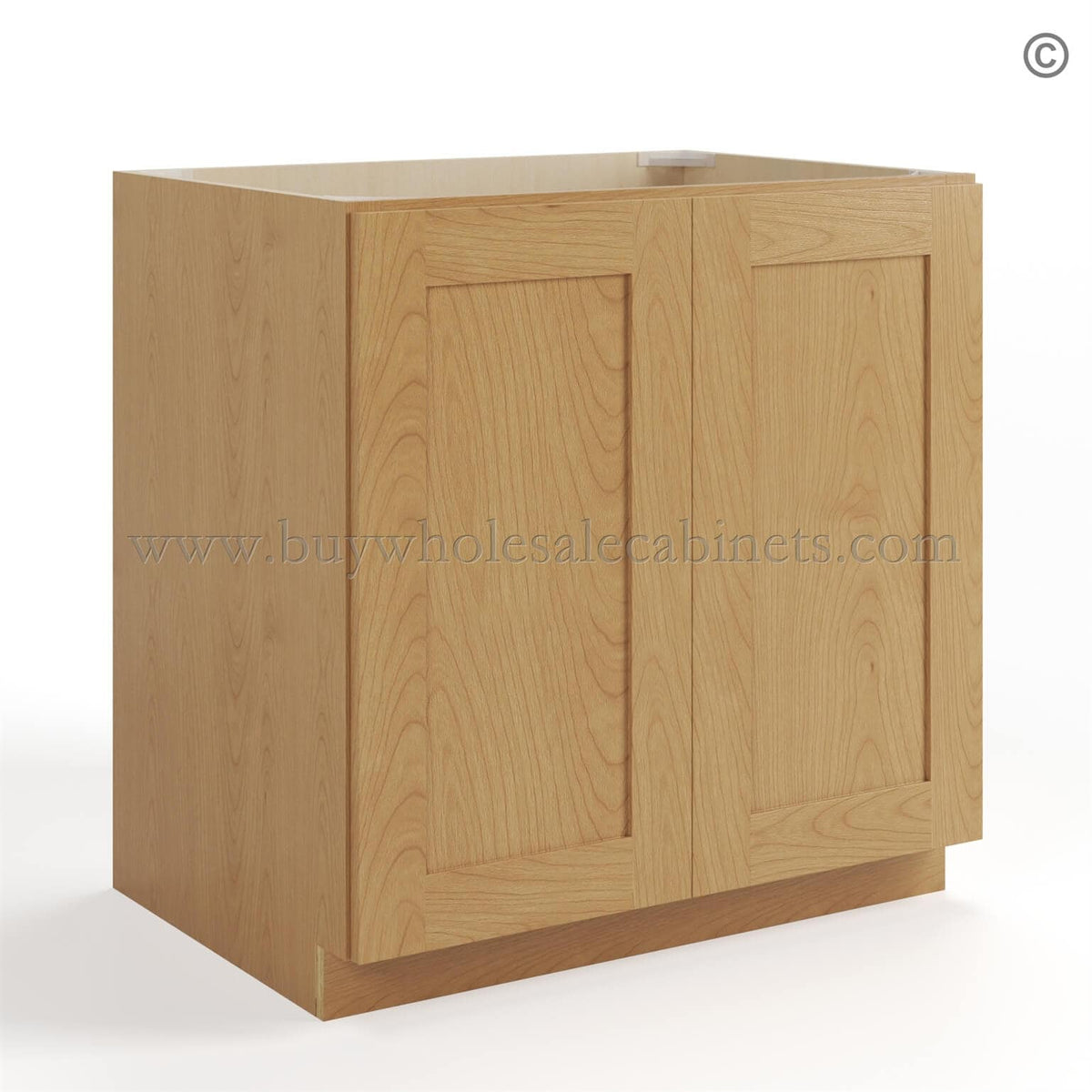 Treasure Chest Shaker Base Cabinet – Full Height 2 Doors