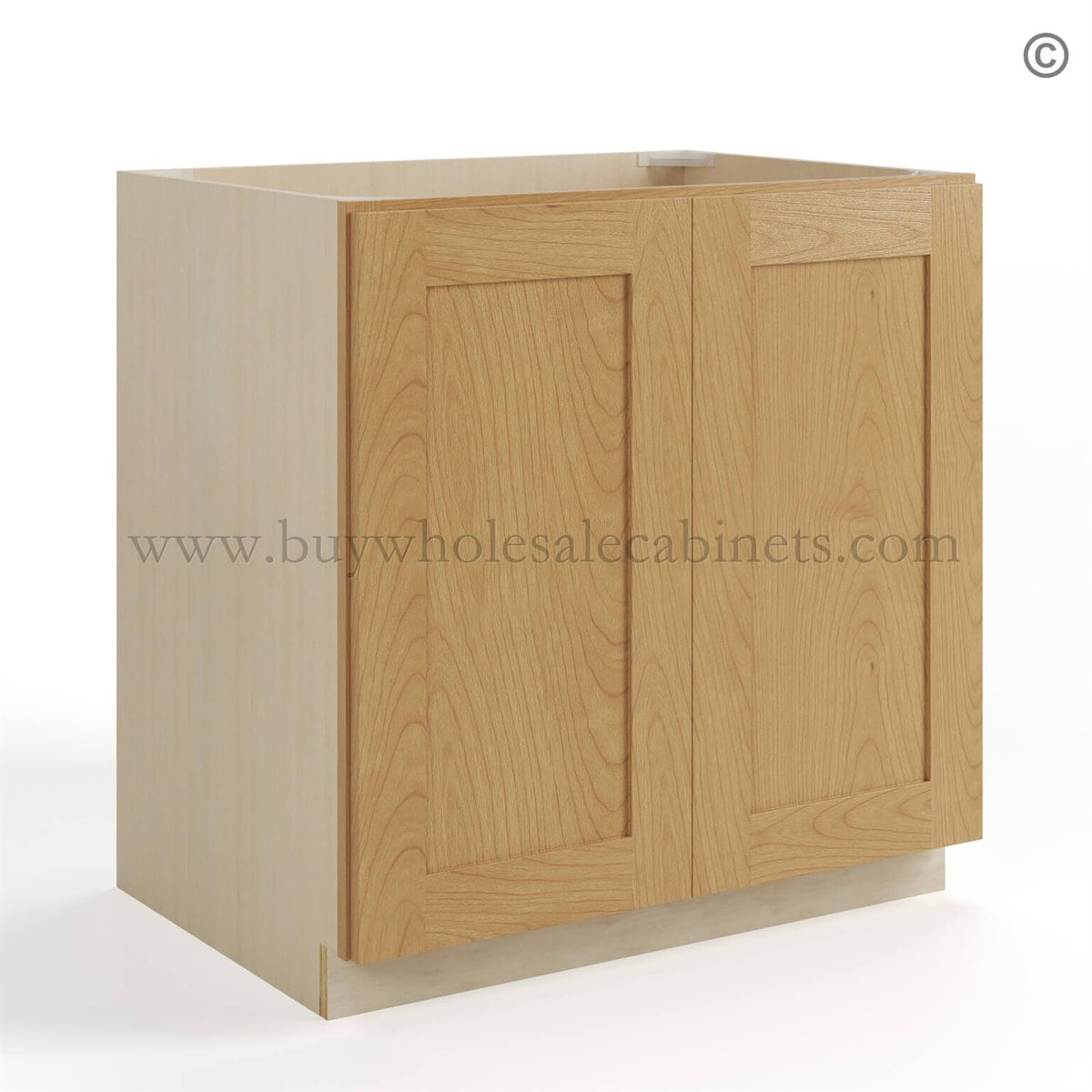 Treasure Chest Shaker Base Cabinet – Full Height 2 Doors