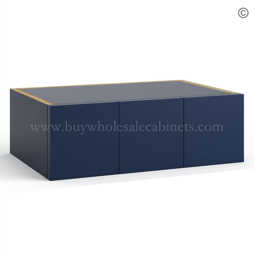Frameless Oxford Blue Wall Small Drawers – 3 Drawers